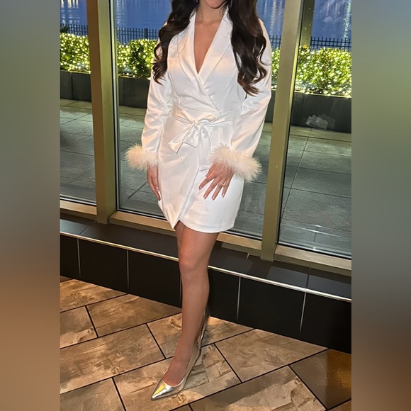 White mini dress - Picture 3 of 10